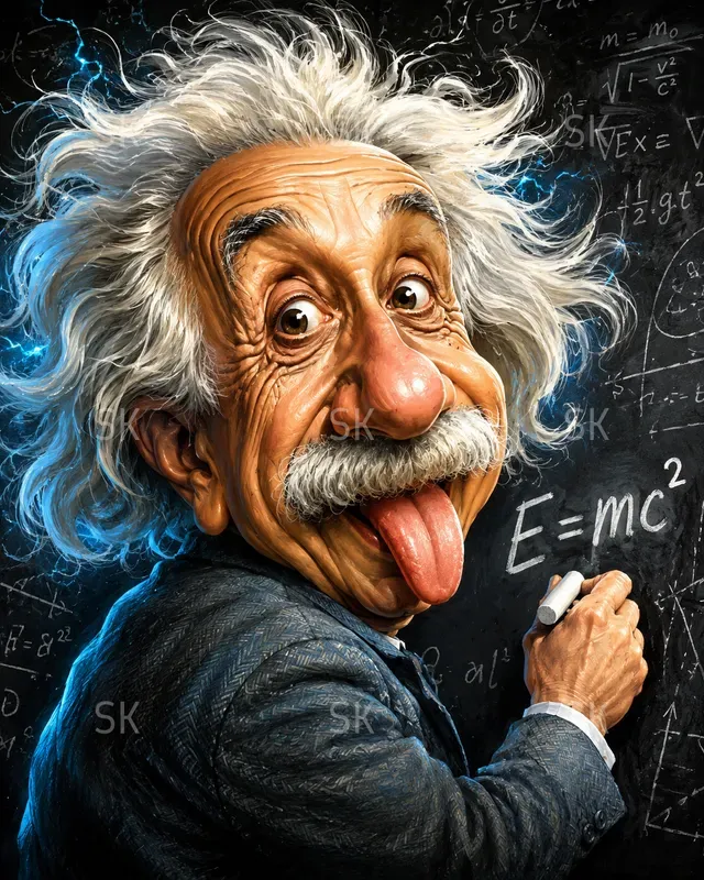 Cinematic Satirical Celebs Caricatures