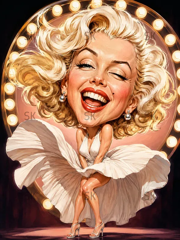 Cinematic Satirical Celebs Caricatures