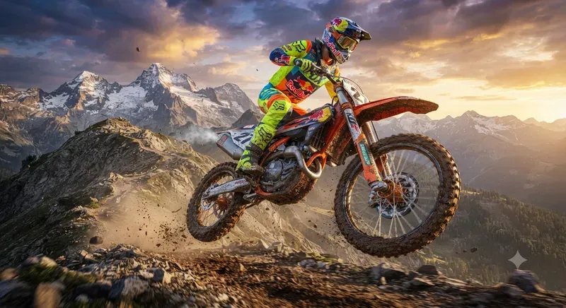 Epic Mountain Motorcycle Landscapes