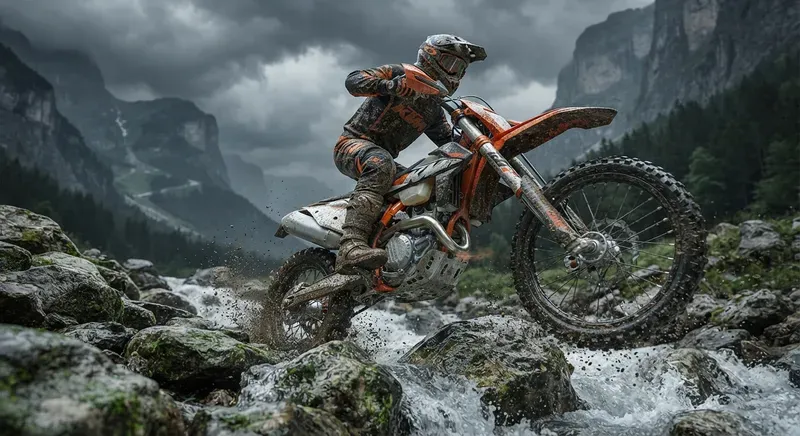 Epic Mountain Motorcycle Landscapes