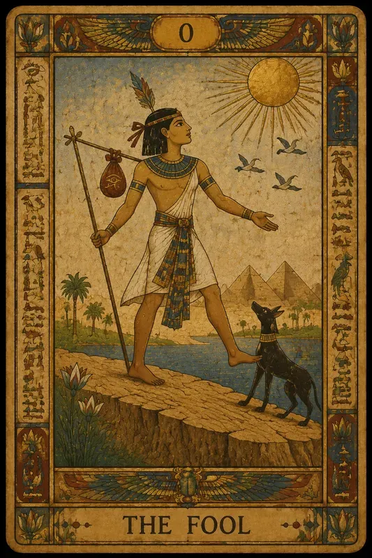 Ancient Egyptian Tarot Card Generator
