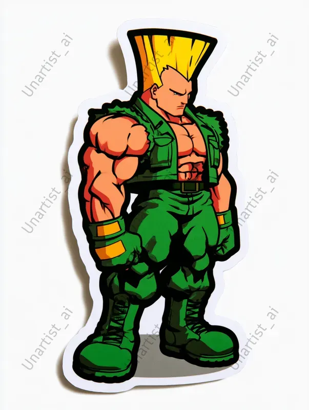 Street Fighter Sticker Art
