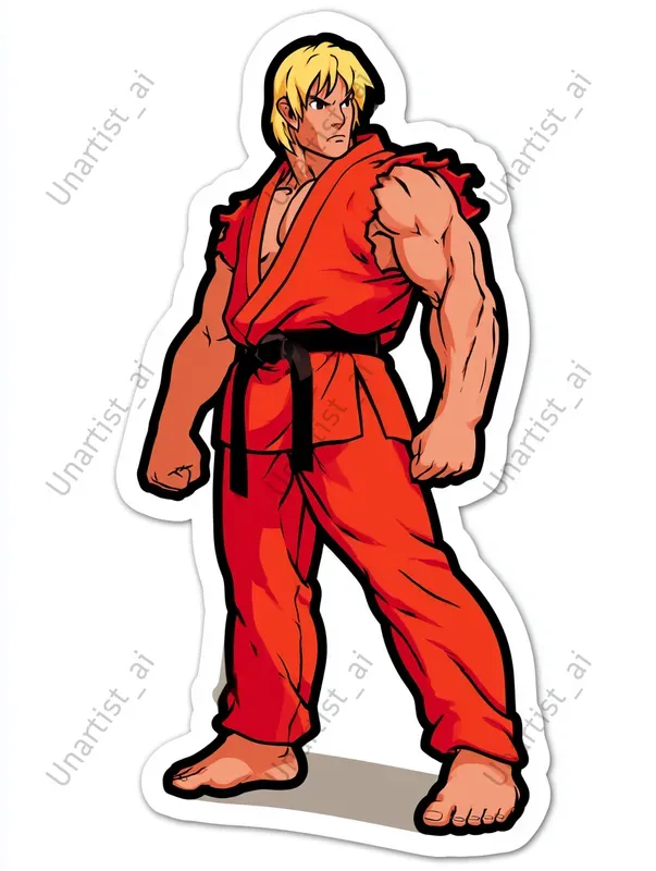 Street Fighter Sticker Art