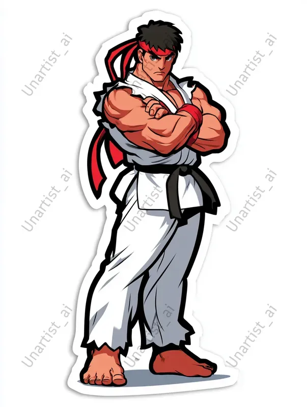 Street Fighter Sticker Art