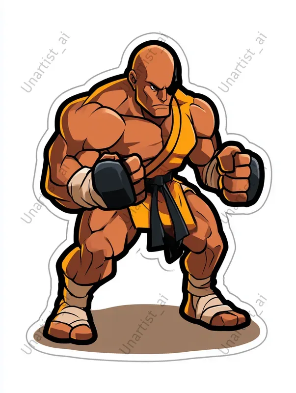 Street Fighter Sticker Art