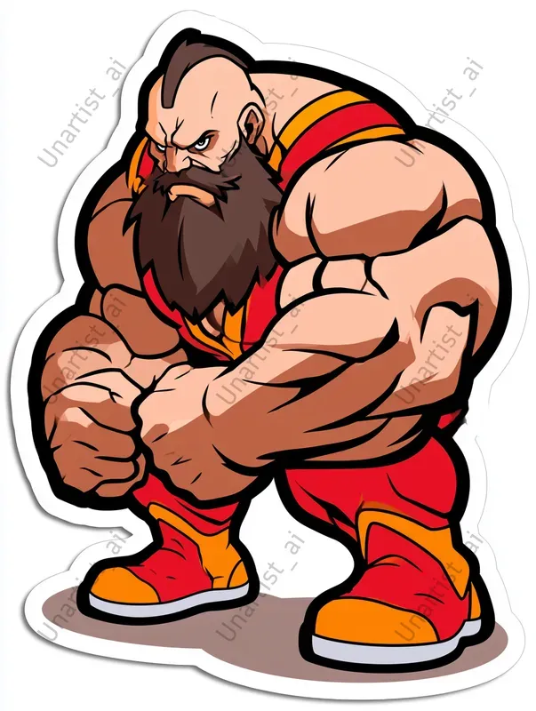 Street Fighter Sticker Art