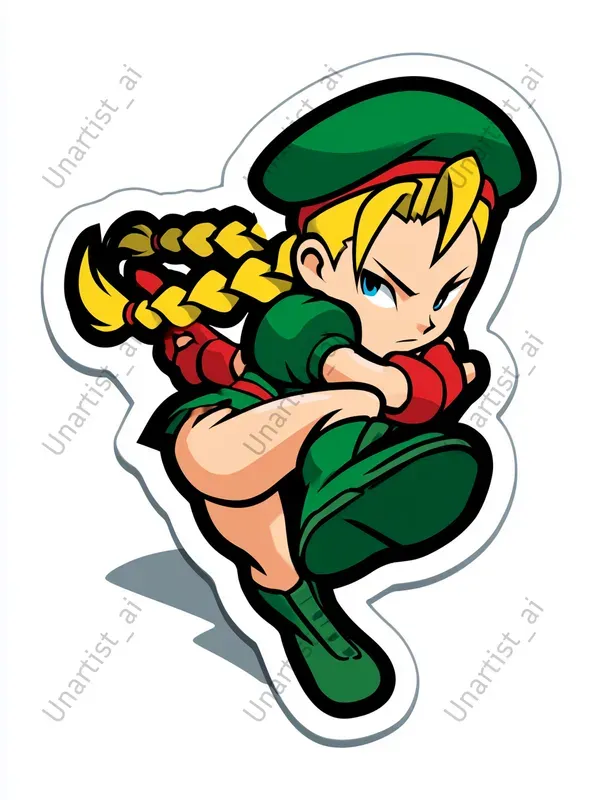Street Fighter Sticker Art