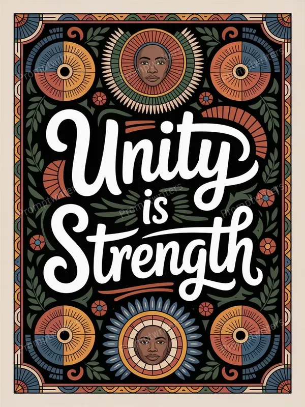 Folk Art Inspired Motivational Posters