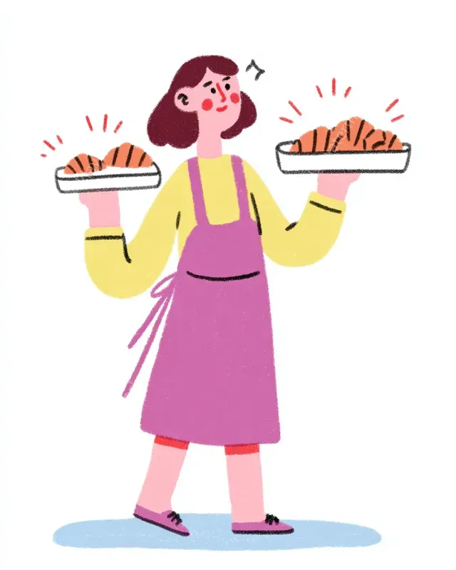 Quirky Editorial Risograph Characters