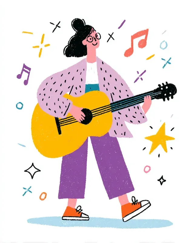 Quirky Editorial Risograph Characters