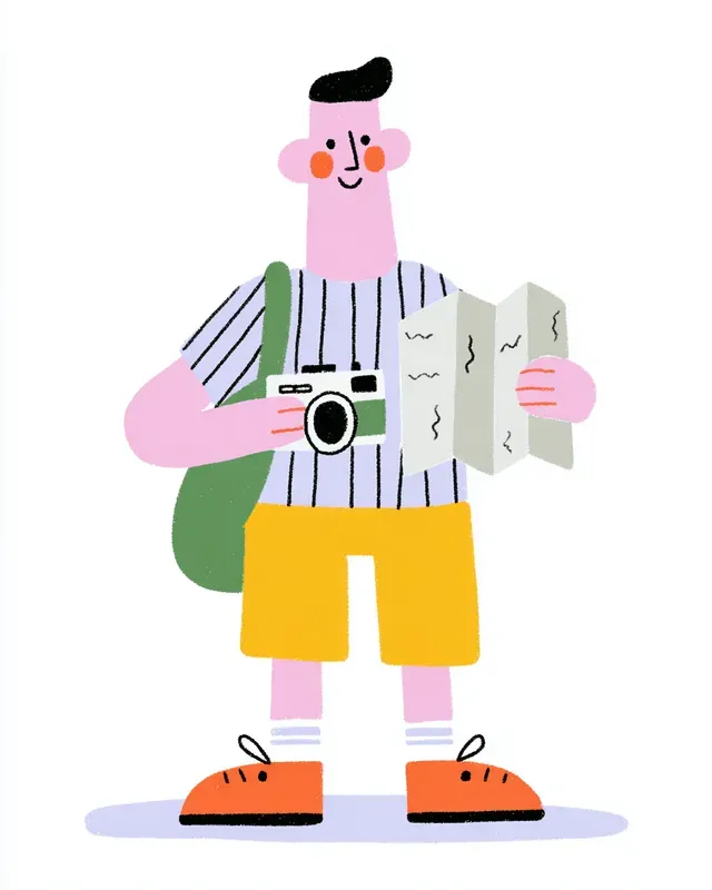 Quirky Editorial Risograph Characters