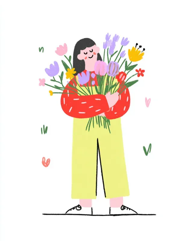 Quirky Editorial Risograph Characters