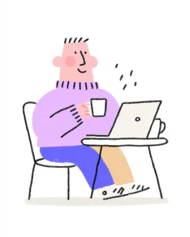 Quirky Editorial Risograph Characters