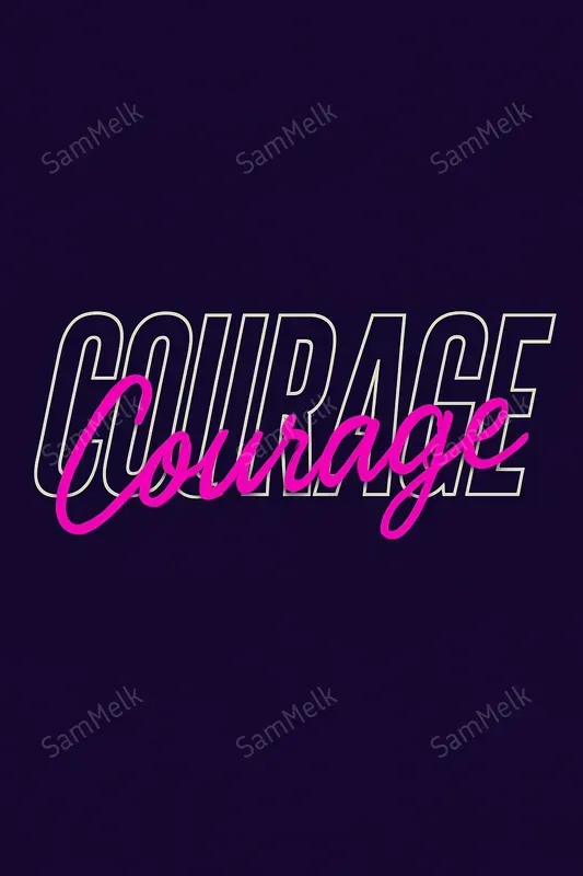 Modern Layered Typography Designs