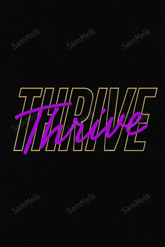 Modern Layered Typography Designs