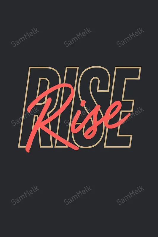 Modern Layered Typography Designs