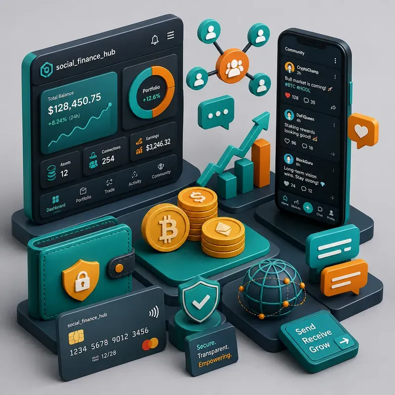 Isometric 3D Social Media Icons Studios