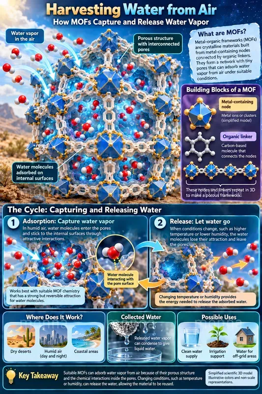 3D Molecular Sponge Science Infographics