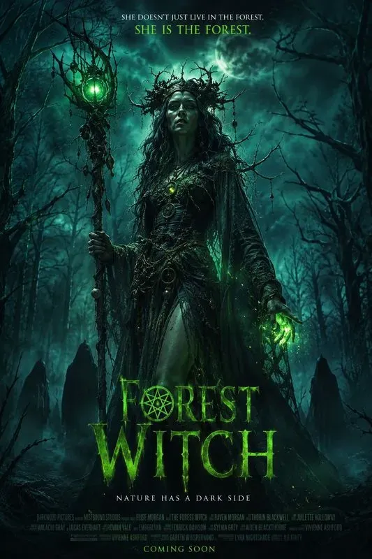 Neon Horror Poster Generator