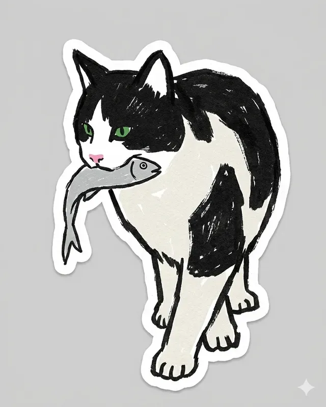 Handdrawn Minimalist Stickers