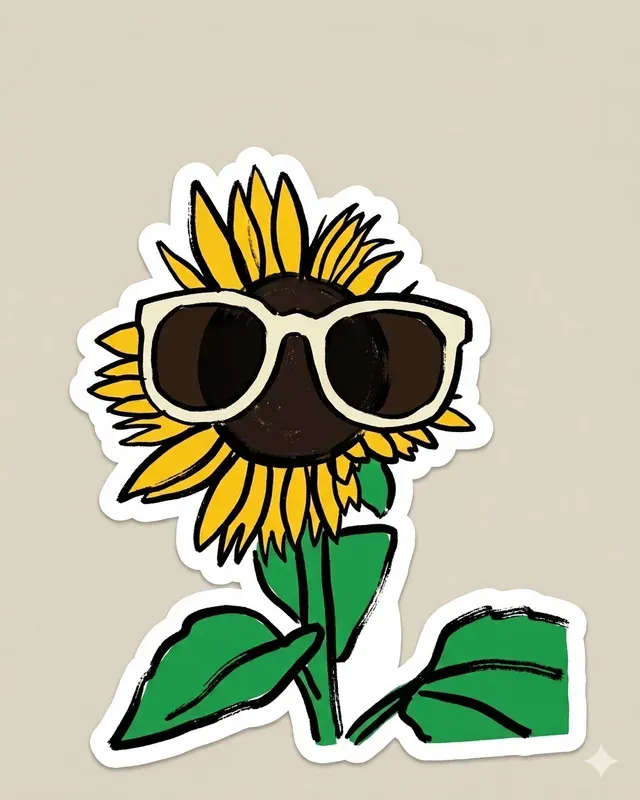 Handdrawn Minimalist Stickers