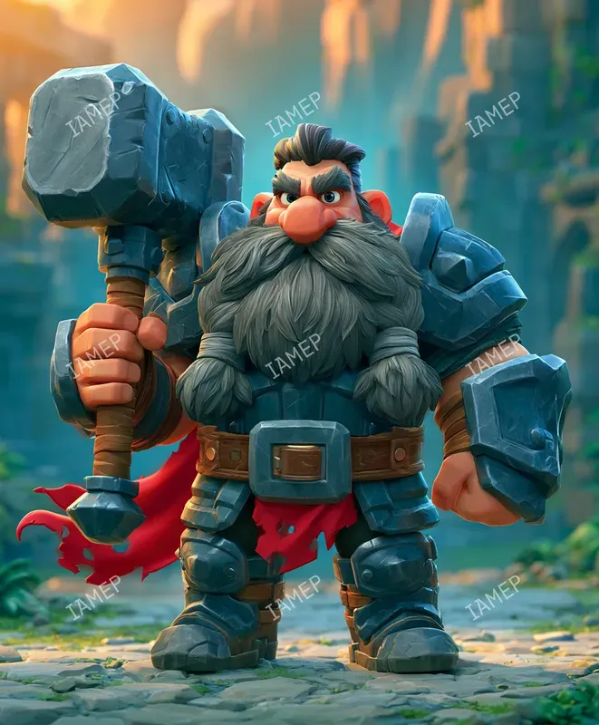 Stylized 3D Fantasy Heroes