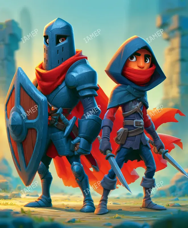 Stylized 3D Fantasy Heroes
