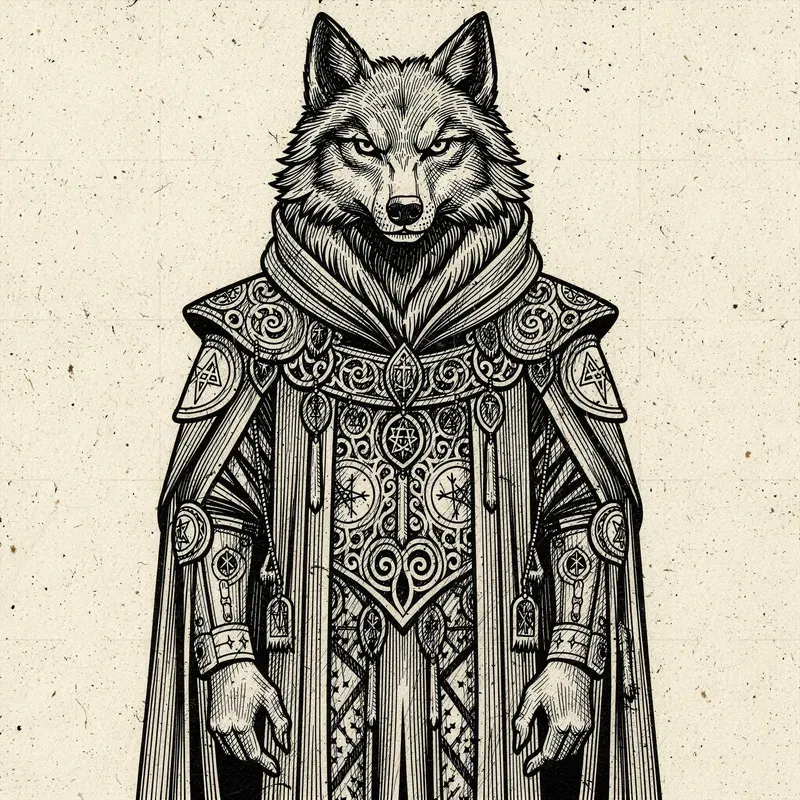 Etched Gothic Characters