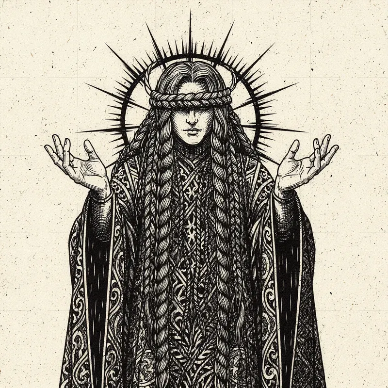 Etched Gothic Characters