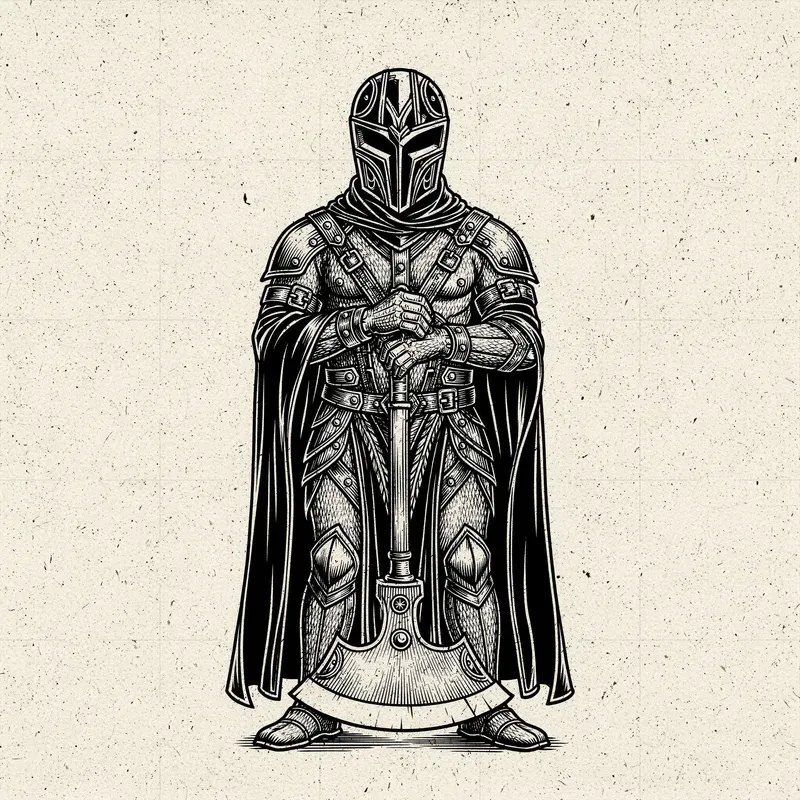 Etched Gothic Characters