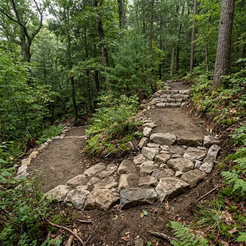 Forest Trail Restoration Photo Builders