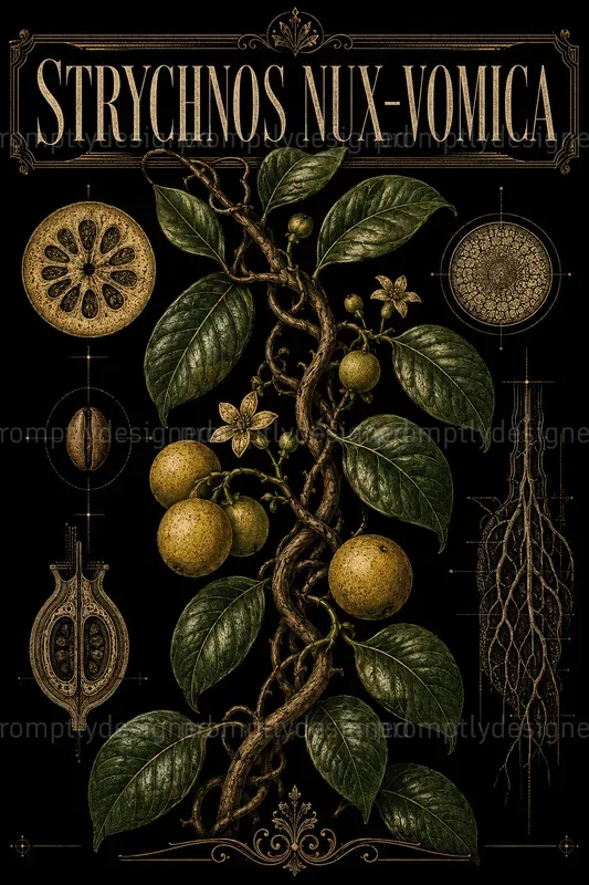 Dark Botanical Wall Art Posters