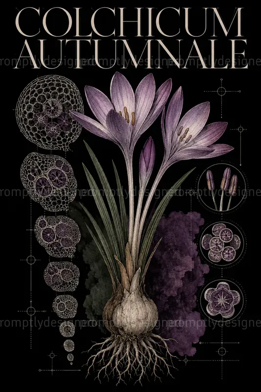 Dark Botanical Wall Art Posters