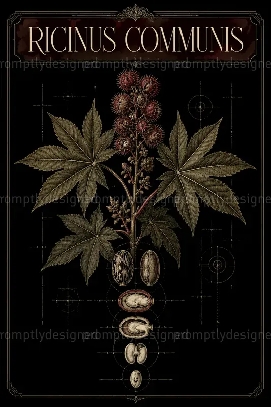 Dark Botanical Wall Art Posters