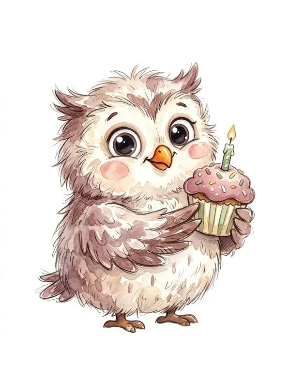 Sweet Baby Animals Birthday Clipart