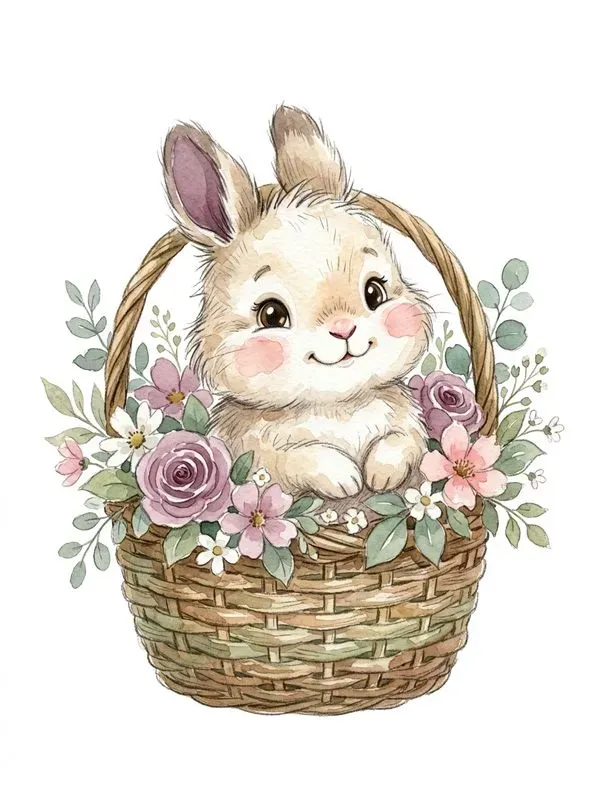 Sweet Baby Animals Birthday Clipart