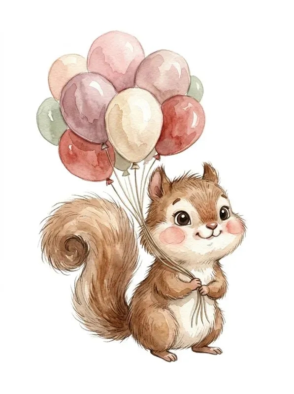 Sweet Baby Animals Birthday Clipart