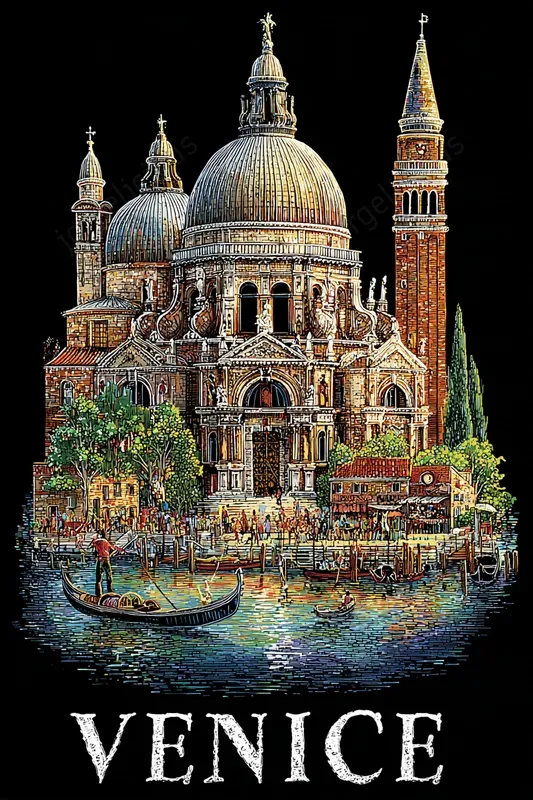 Illustrated Storybook City Posters
