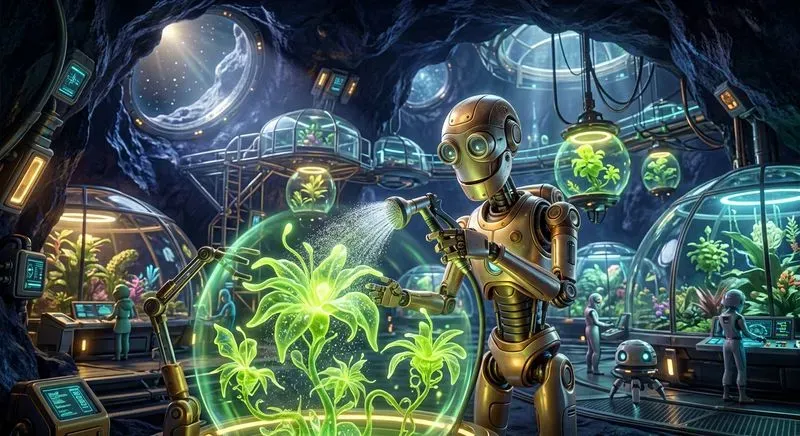 3D Space Alien Life Concepts