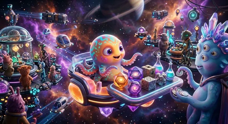 3D Space Alien Life Concepts