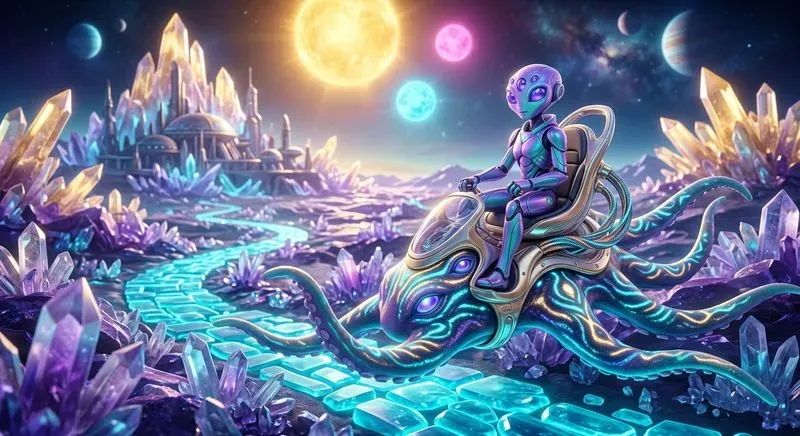 3D Space Alien Life Concepts