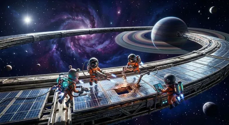 3D Space Alien Life Concepts