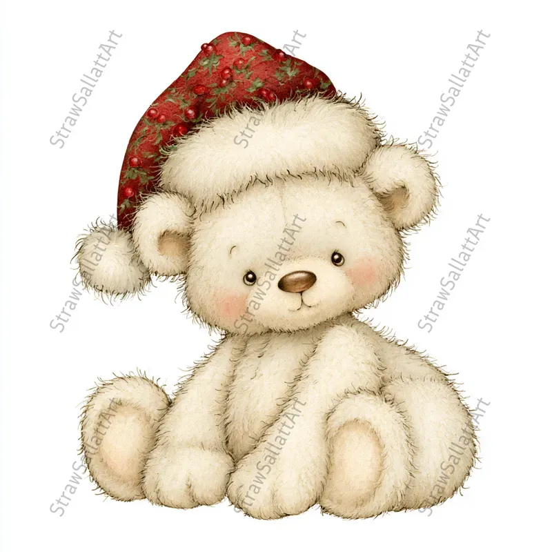 Cute Christmas Kids Character Cliparts