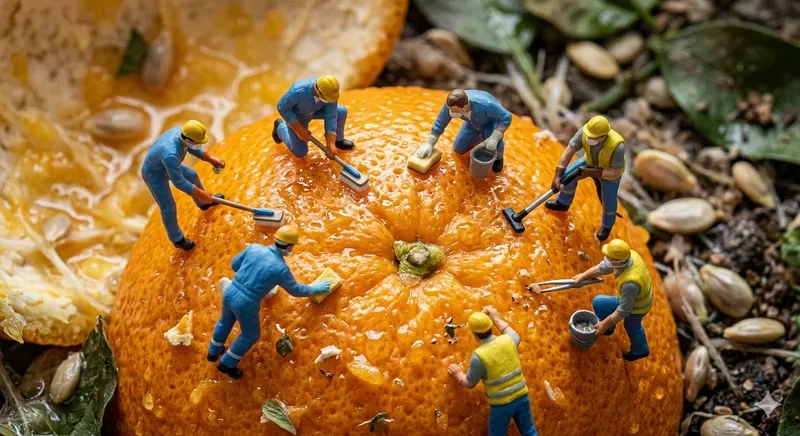 Tiny Workers Macro Food Factories