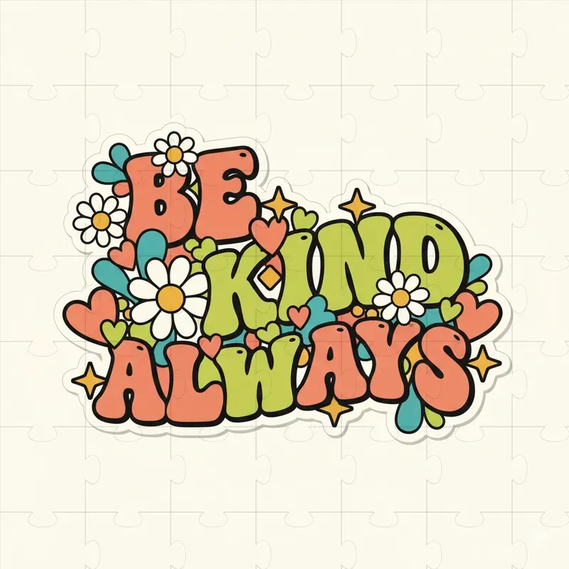 Retro Typographic Sticker Creators