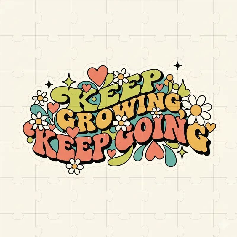 Retro Typographic Sticker Creators