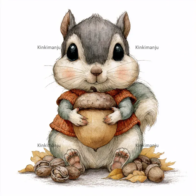Cozy Autumn Animal Clipart 100 Packs