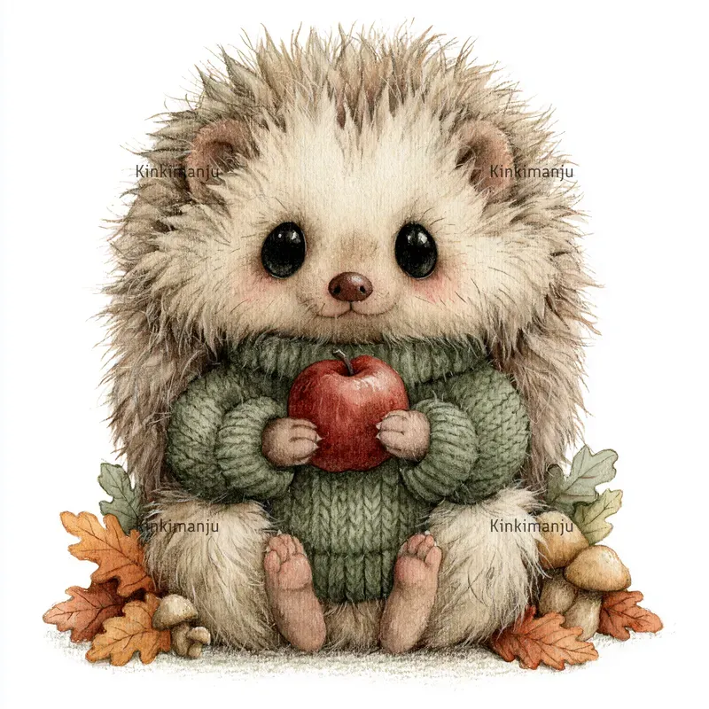 Cozy Autumn Animal Clipart 100 Packs