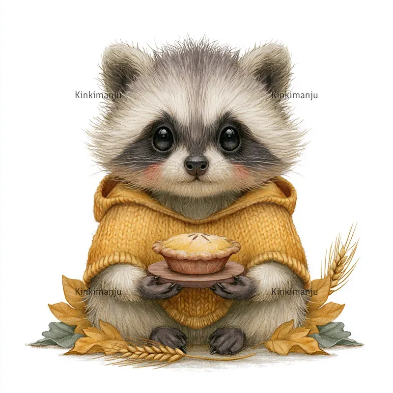 Cozy Autumn Animal Clipart 100 Packs