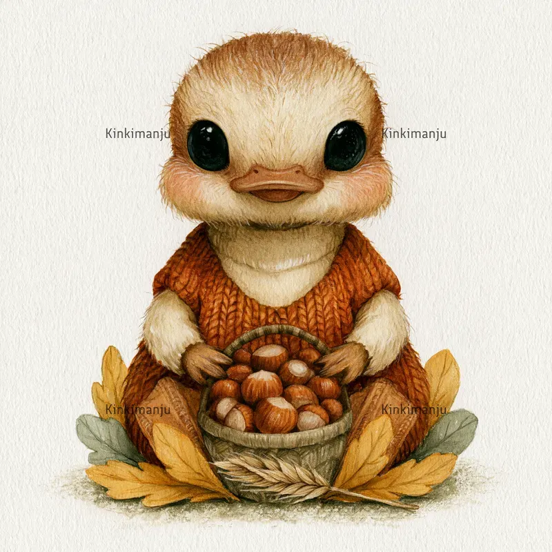 Cozy Autumn Animal Clipart 100 Packs